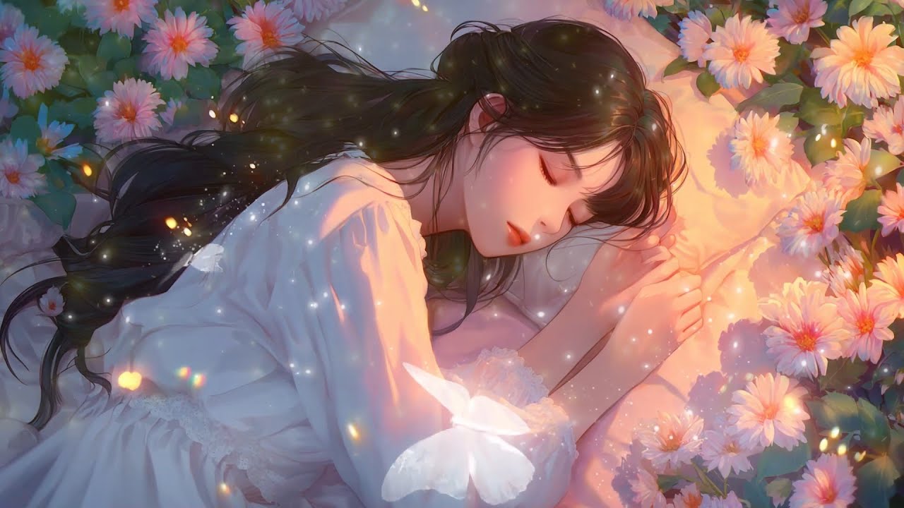 Beautiful Garden Piano Music 🌸 3 Hours of Relaxing Sounds for Deep Sleep and Sweet Dreams