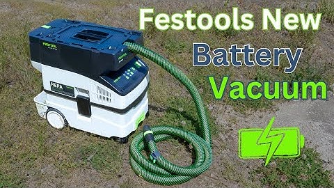 New Festool CTC MIDI Cordless Vacuum!