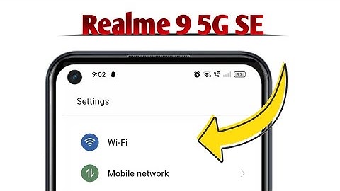 WiFi Not Working on Realme 9 5G SE Problem Solved