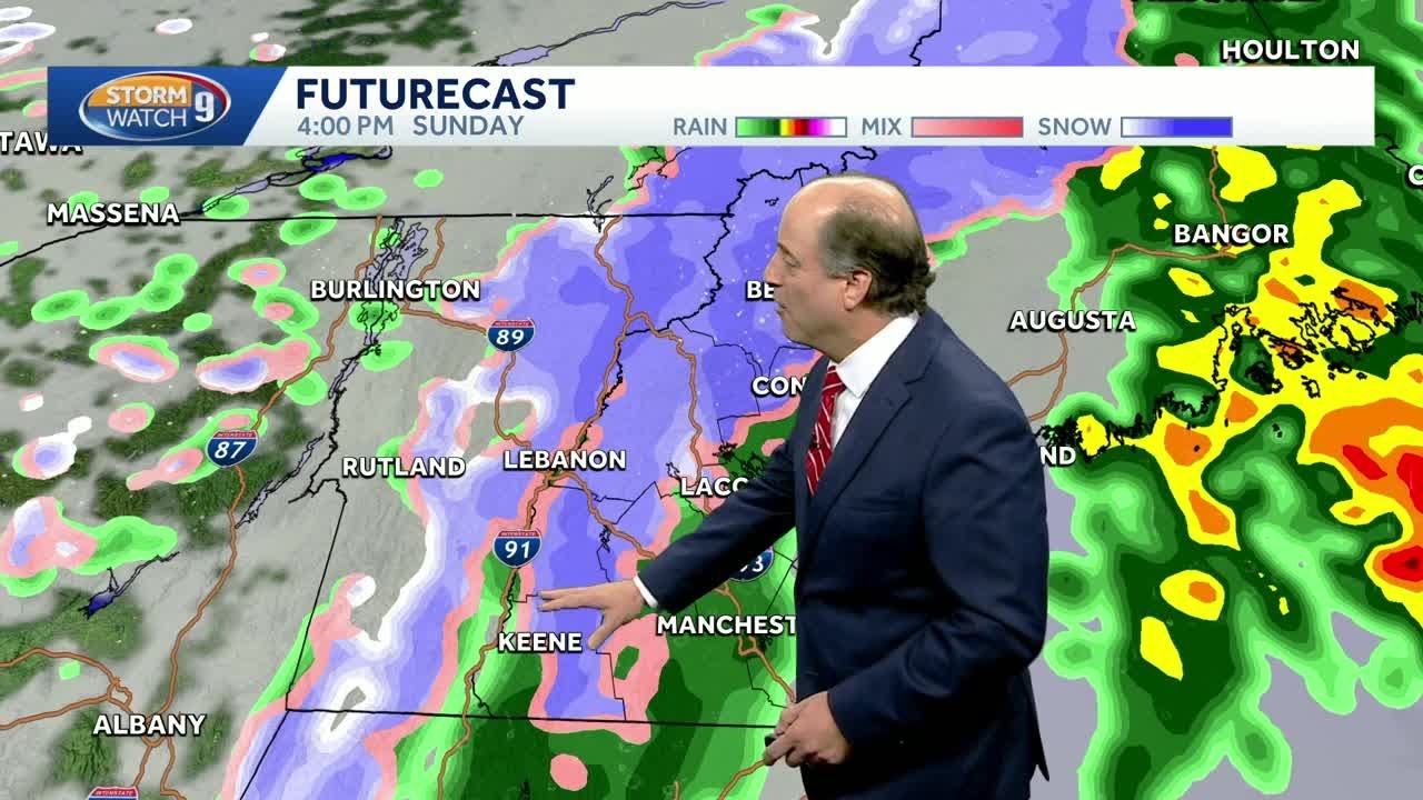 Video: Rain, wet snow to end weekend - YouTube