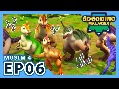 Keluarga Do-Re-Mi Tsintaosaurus! 🎶 Kartun | Dino Rescue Squad | GOGODINO Musim 4 episode 6