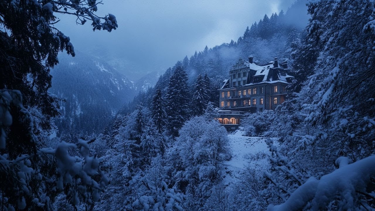 Of Eerie Dark Winter Castle Vibes For Fast Deep Relaxing Sleep: Howling Blizzard Sounds