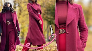 How To Sew a Tailored Coat | Recreating Michelle Obama's Outfit pt. 2