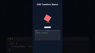 ✨Stop Using Separate CSS – Use Transform Instead🚀 | This CSS Trick is Powerful #css  #shorts