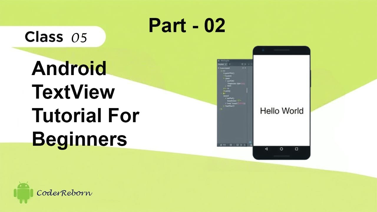 Android TextView Tutorial for Beginner - Part 2 - Change Text ...