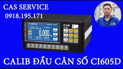 Đầu Số CI605D CAS Calib Hiệu Chuẩn||Đầu Số Cân Điện Tử Cân Xe 60,80,100T CAS CI605D Loadcell WBK-30D