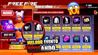 AMANHÃ!! CUBO MÁGICO GRÁTIS? BAZAR DE PRÊMIOS, BARBA DE VELHO, GOLA ALTA BRANCA E MAIS - FREE FIRE