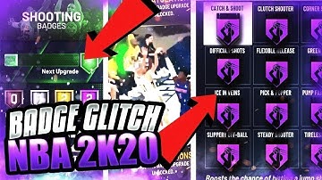 *NEW* NBA 2K20 BADGE GLITCH AFTER PATCH 1.10 MAX BADGES in 1 HOUR *WORKING* PT 2😱🔥