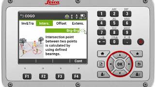 8- Leica Flexline TS03 - TS07 | COGO برامج الحسابات المكتبية