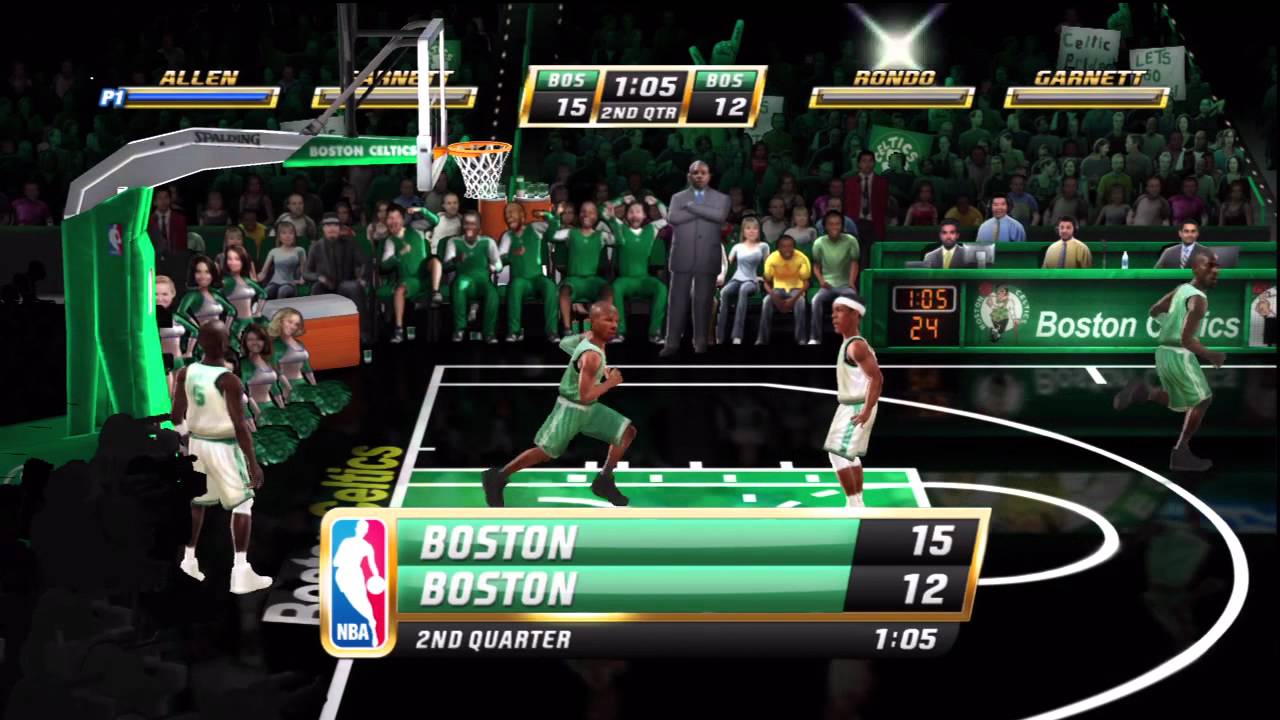 nba jam tour remix celtics vs celtics YouTube