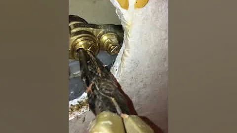Removing stuck Moen pressure balancing