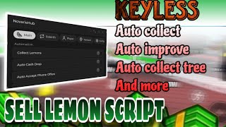 [NO KEY] BEST SELL LEMON SCRIPT | auto collect, auto collect tree, auto improve, and so much more