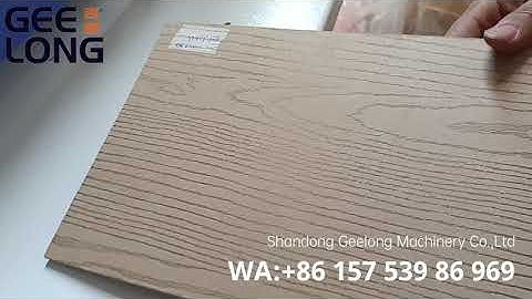 MDF/Plywood Embossing Machine Test Video-GEELONG