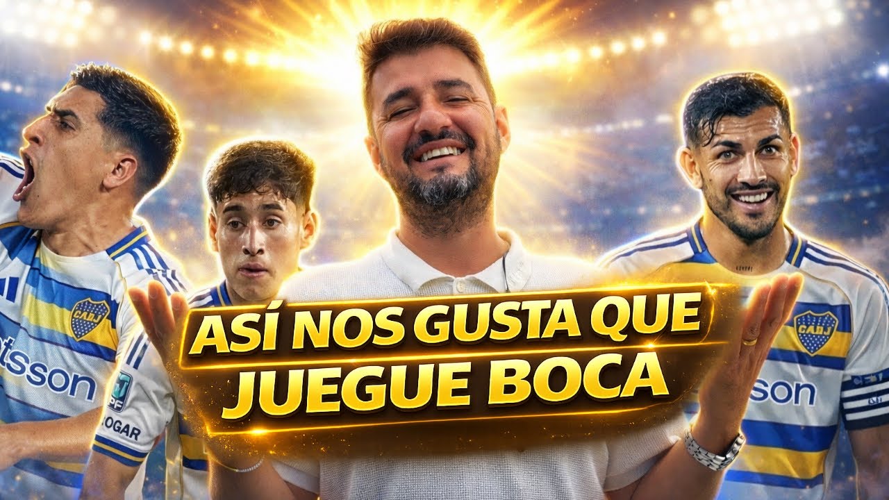 BOCA ARRANCÓ, CON UN PARTIDAZO ANTE LANÚS. 