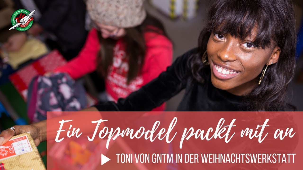 GNTM Gewinnern Toni in der Weihnachtswerkstatt