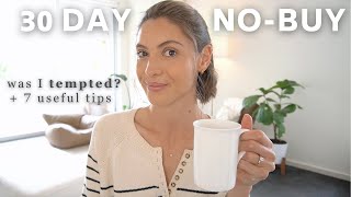 I did a 30day NO BUY challenge for CLOTHES! Here's how it went...