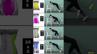 Lose Belly Fat Fast chair exercise #short #youtubeshorts