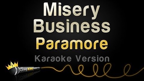 Misery Business Karaoke version - Karaoke performance video thumbnail