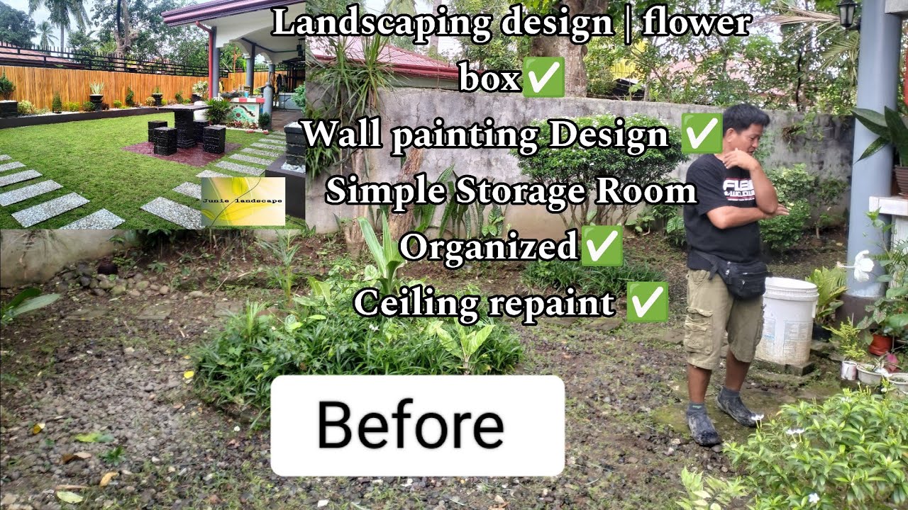 Transformation Garden |Wall painting |Simple Storage Room Organized | Ceiling repaint