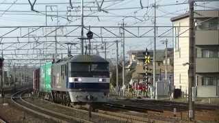 JR貨物 EF210-162 (1058レ、佐賀運輸積載)  清洲駅にて
