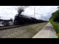 Norfolk and Western 611 Departing Manassas 6/5/2016