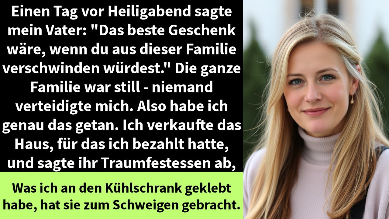 Einen Tag vor Heiligabend sagte mein Vater: 