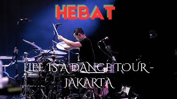 HEBAT - LIFE IS A DANCE tour SIDNEY MOHEDE ( Jakarta ) - agungexo drumcam 