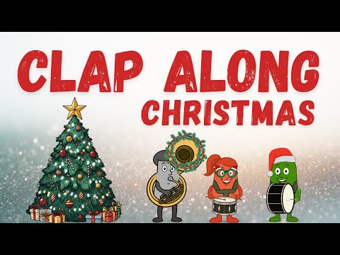 Christmas Clap Along 🎄 | Brain Breaks | Green Bean's Music | Interactive Songs