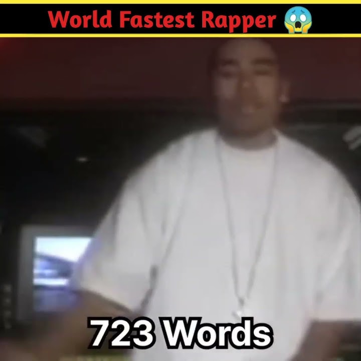 World Fastest Rapper 😱 | #shorts #rap