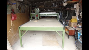 The first tests of cnc machine