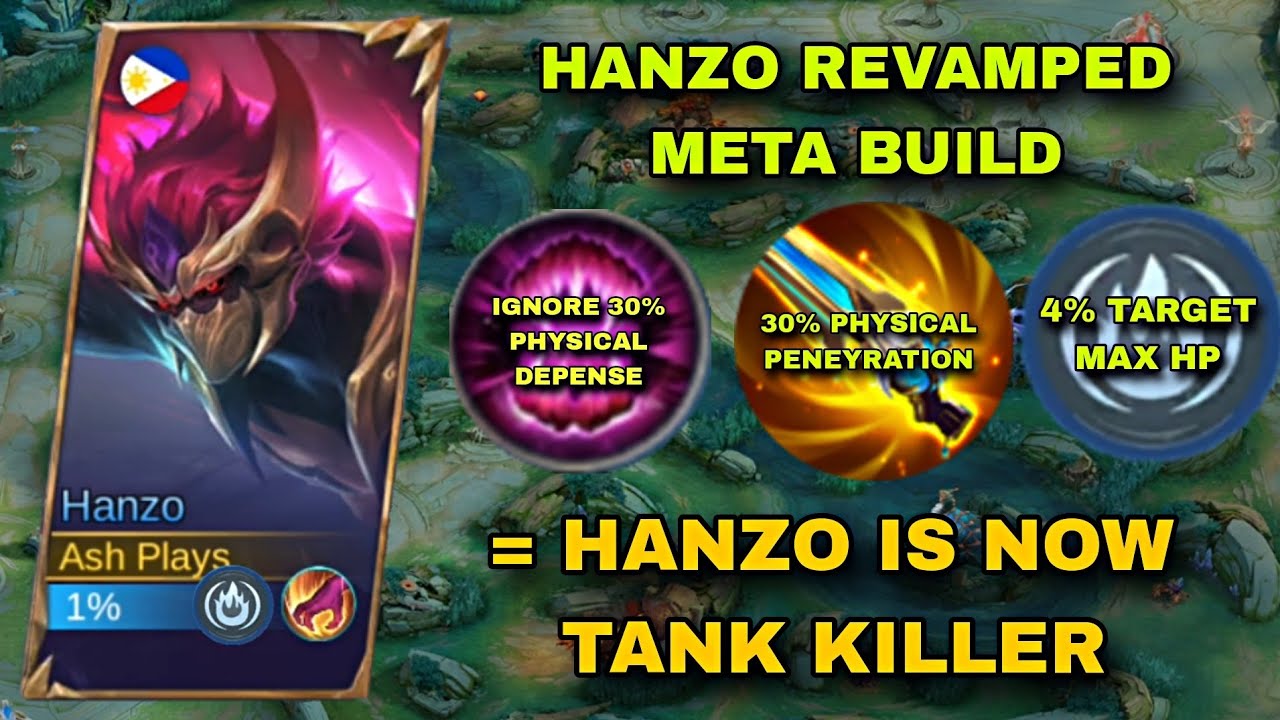 HANZO IS THE NEW KING OF TANK KILLER (bye utility meta)