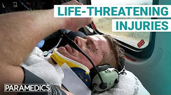 Man Burned in BBQ Explosion Has 90% Burns | Paramedics