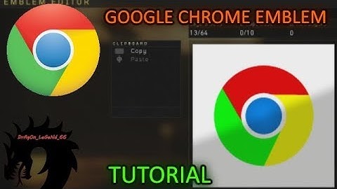 BLACK OPS 4 EMBLEM TUTORIAL: GOOGLE CHROME EMBLEM (SIMPLE & EASY)