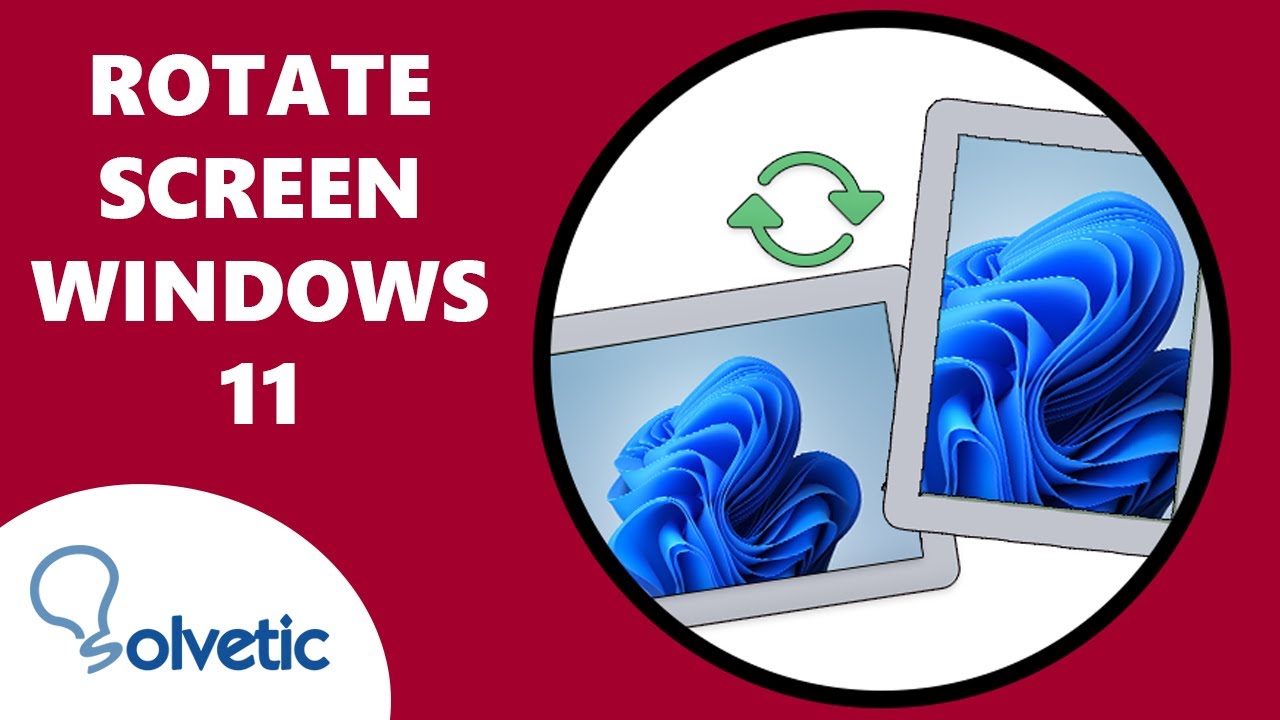 How to ROTATE SCREEN on WINDOWS 11 ️ Rotate Desktop - YouTube