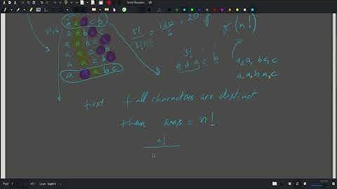 [CSES][Mathematics] Creating Strings II