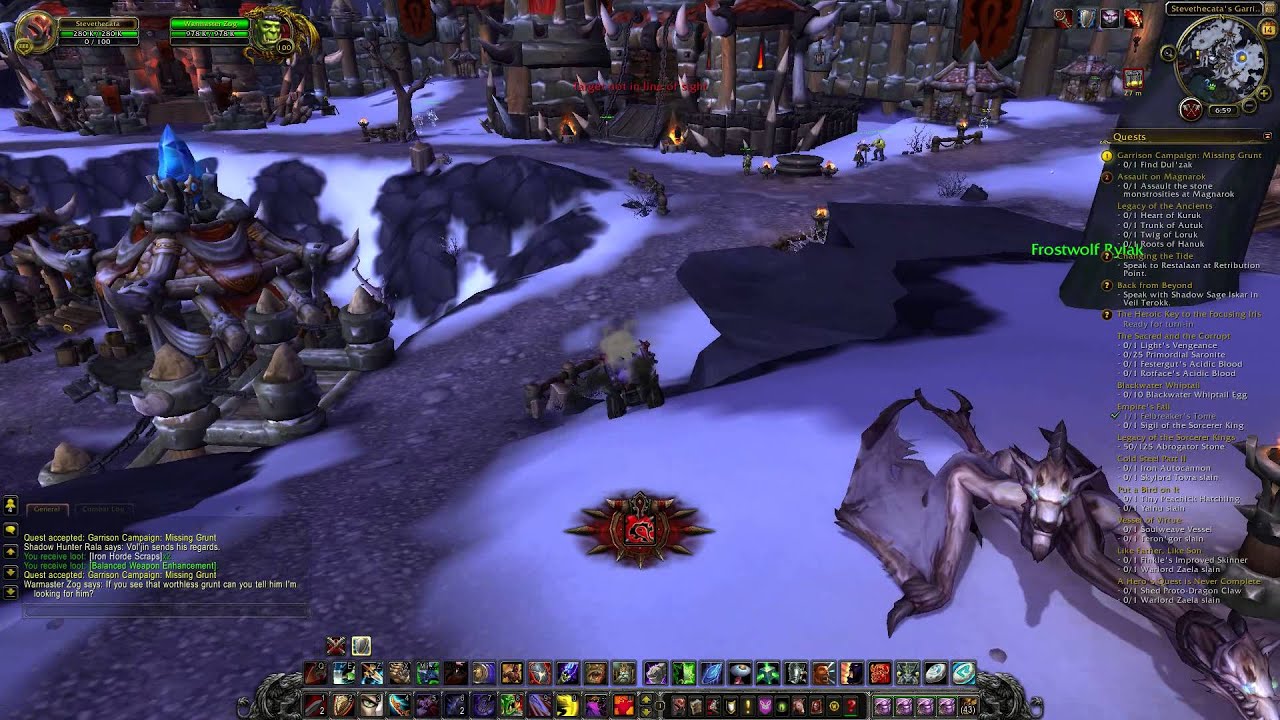 Garrison Campaign Missing Grunt (Horde) YouTube