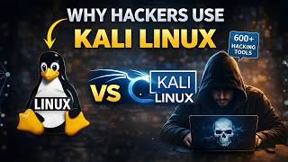 Linux vs Kali Linux Explained | Why Hackers Use Kali Linux | Cybersecurity Basics