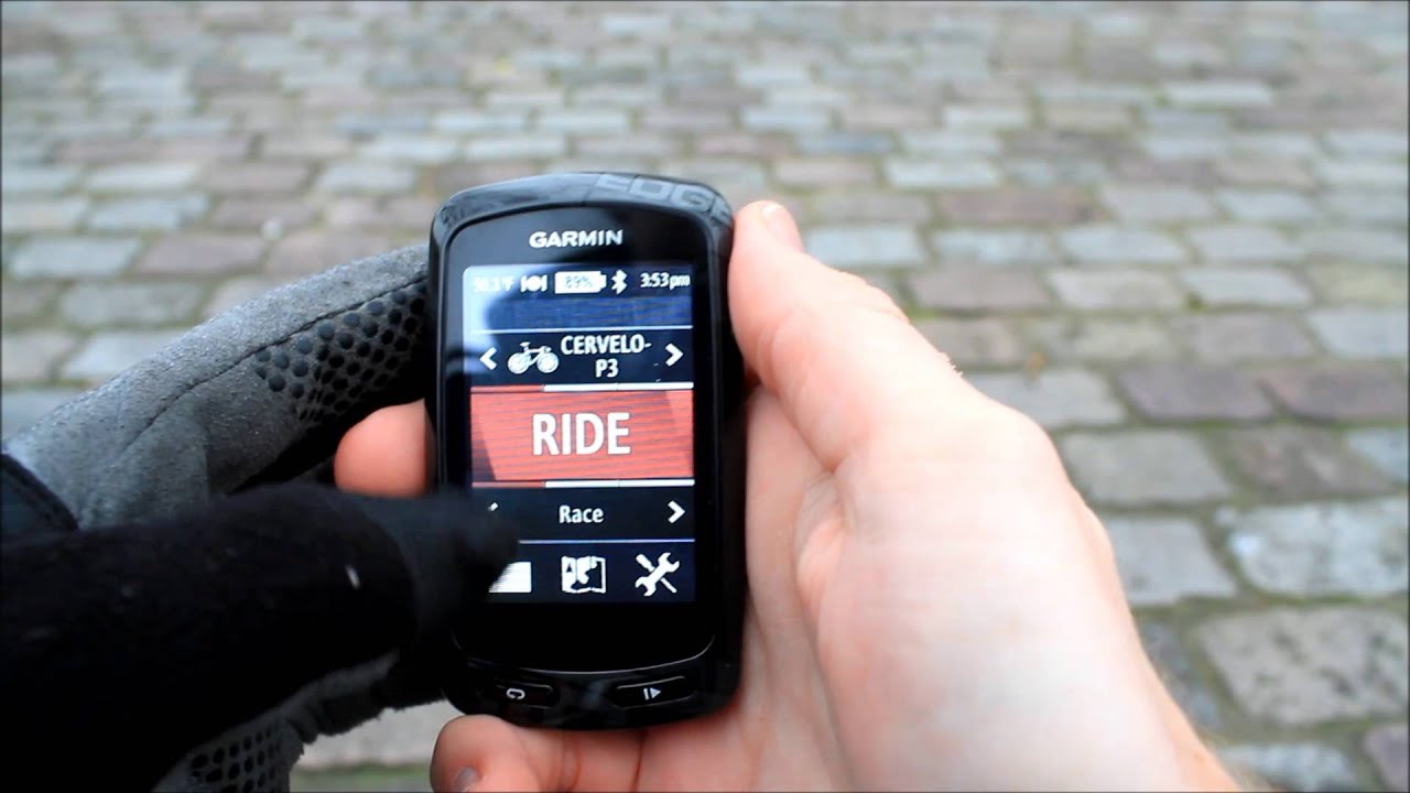 Edge 810 Touch Screen Glove Test -