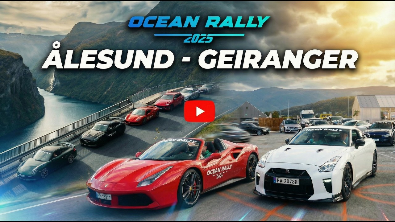 Ocean Rally 2025 – Cinematic Car Meet in Norway 🇳🇴 | Ålesund to Geiranger