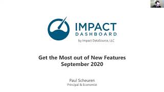 Impact DashBoard: Get the Most Out of New Features 9.15.20
