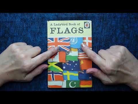 ASMR | Flags! Lovely Vintage Ladybird Book Whispered Reading Part One