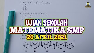 UJIAN SEKOLAH MATEMATIKA SMP 26 APRIL 2021‼️ (1-15) screenshot 1