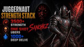 Juggernaut 3500+ Strength DESTROYS Ubers | Best Starter Build 3.29