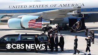 Jimmy Carter's final trip to D.C. to lie in state