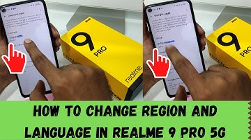 How to Change Region Language in REALME 9 pro 5G| Realme 9 pro language full setting change language