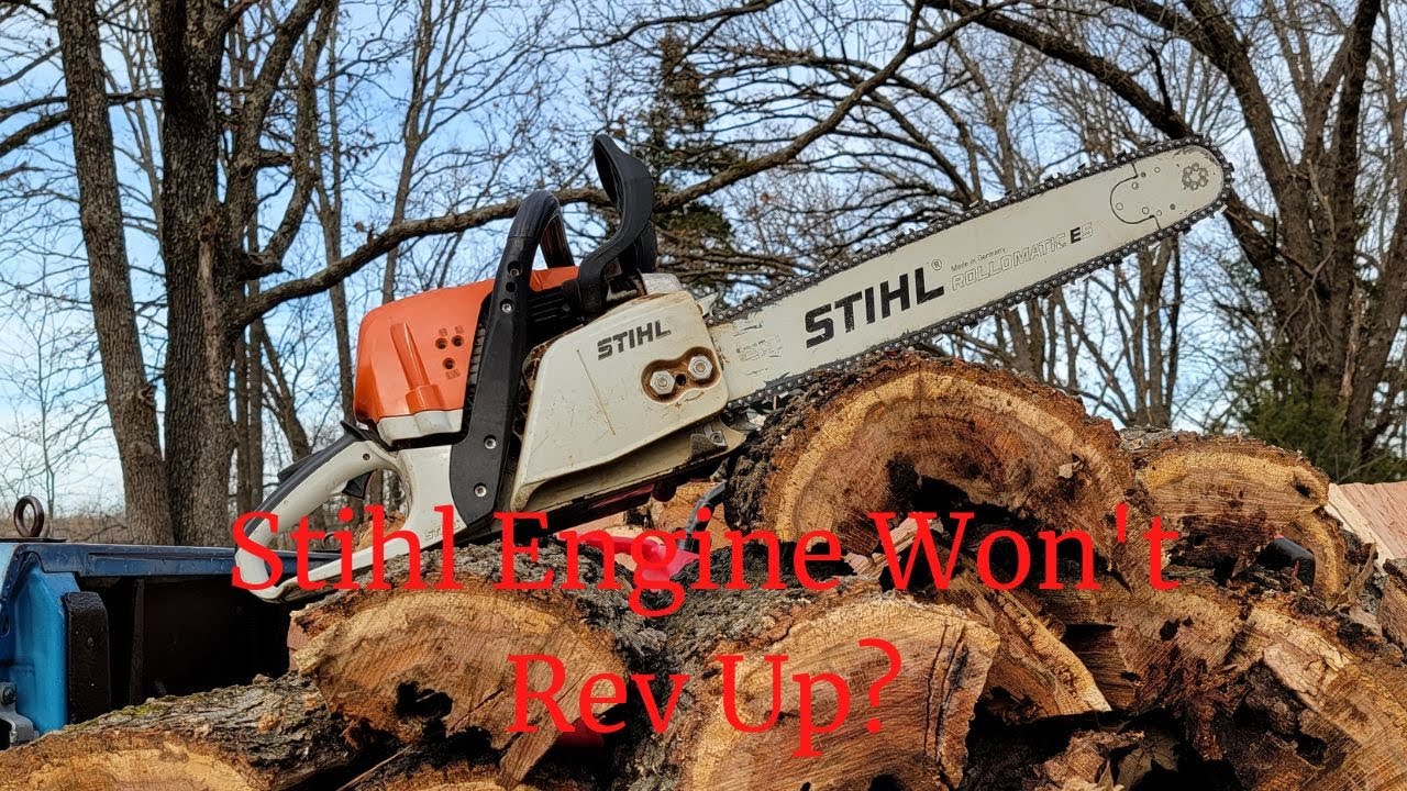 How to Fix a Stihl Engine That Won't Rev Up YouTube