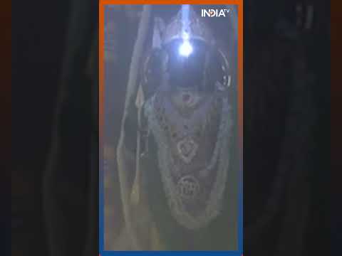 Surya Tilak of Ramlala in Ayodhya Ram Mandir:अयोध्या में भगवान राम का सूर्य तिलक #shorts