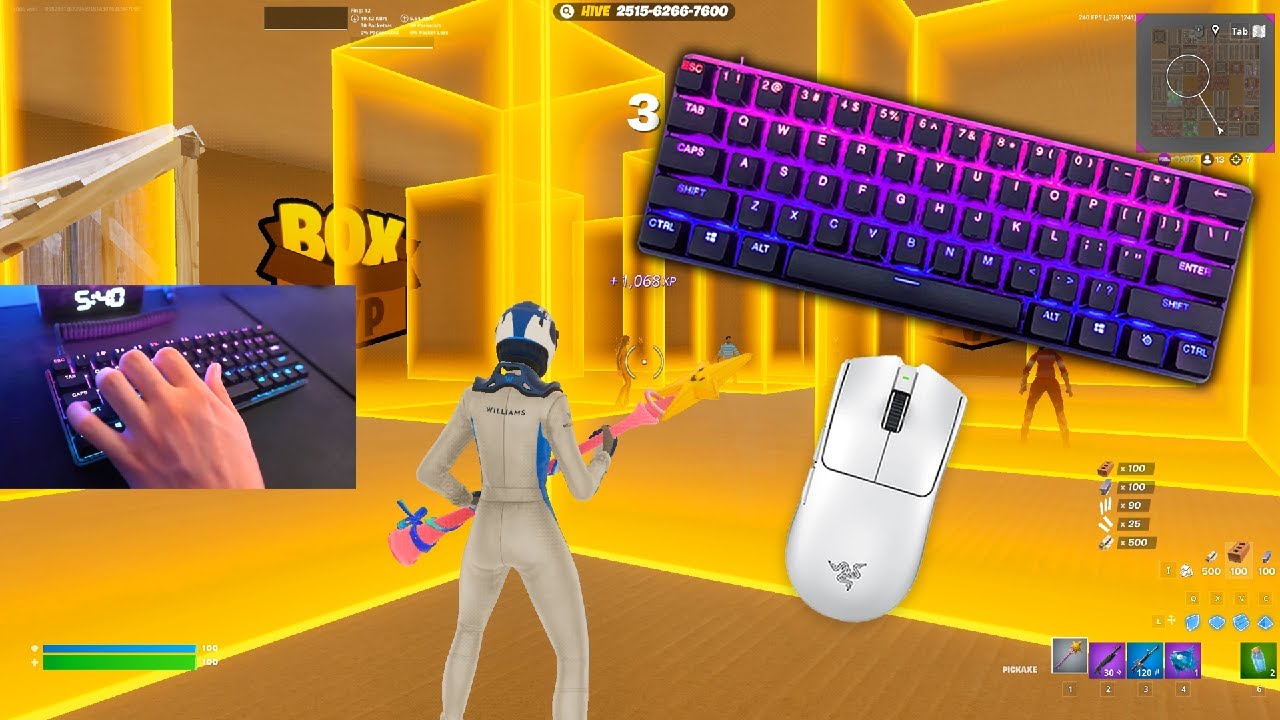 SteelSeries Apex Pro Mini🏆Satisfying Keyboard & Mouse Sounds ASMR 240 FPS 4K