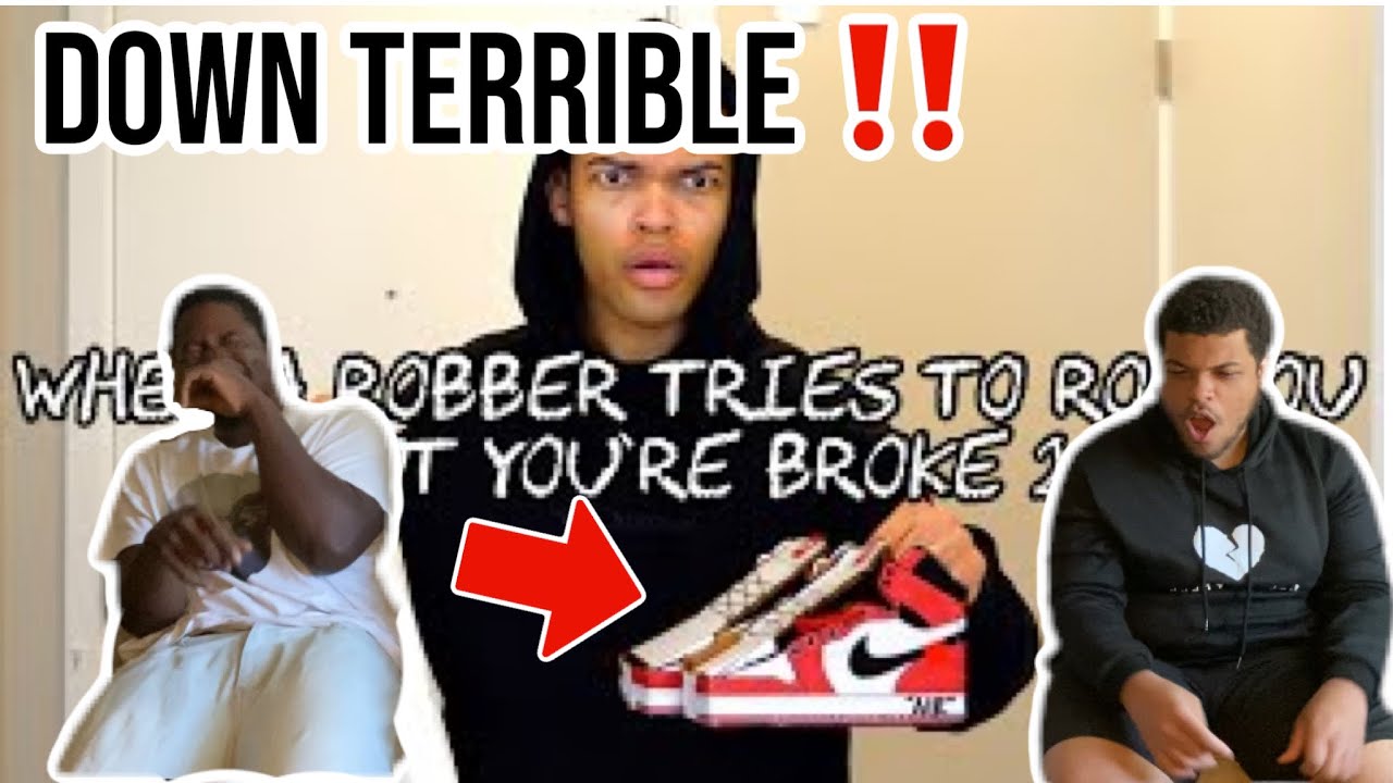 When a Robber Tries To Rob You But You're Broke 2 REACTION - YouTube