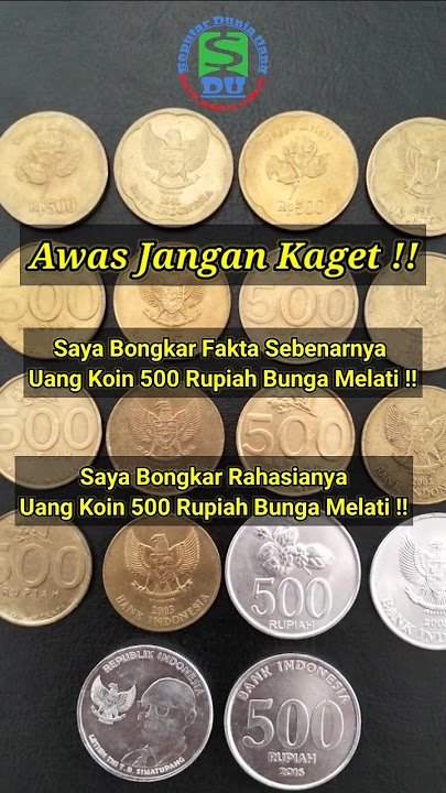 500 Rupiah Coin Jasmine Flower